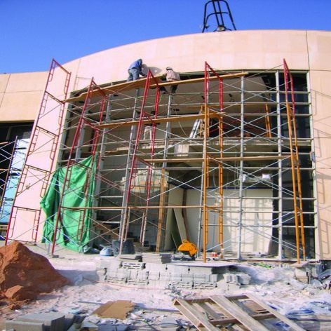 Murooj District - aluminium and glass works in Riyadh