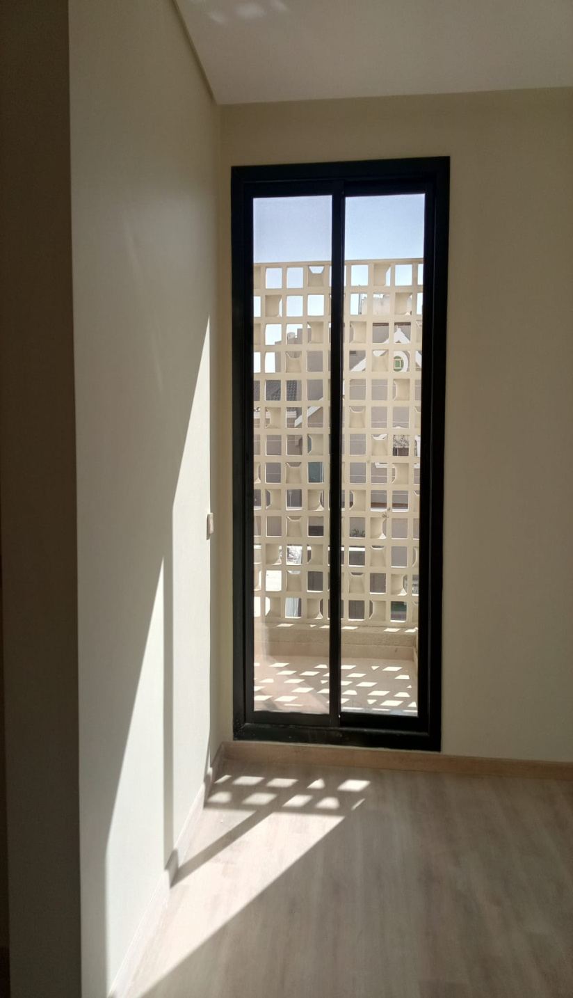 Decorative cladding panels on a contemporary building facade