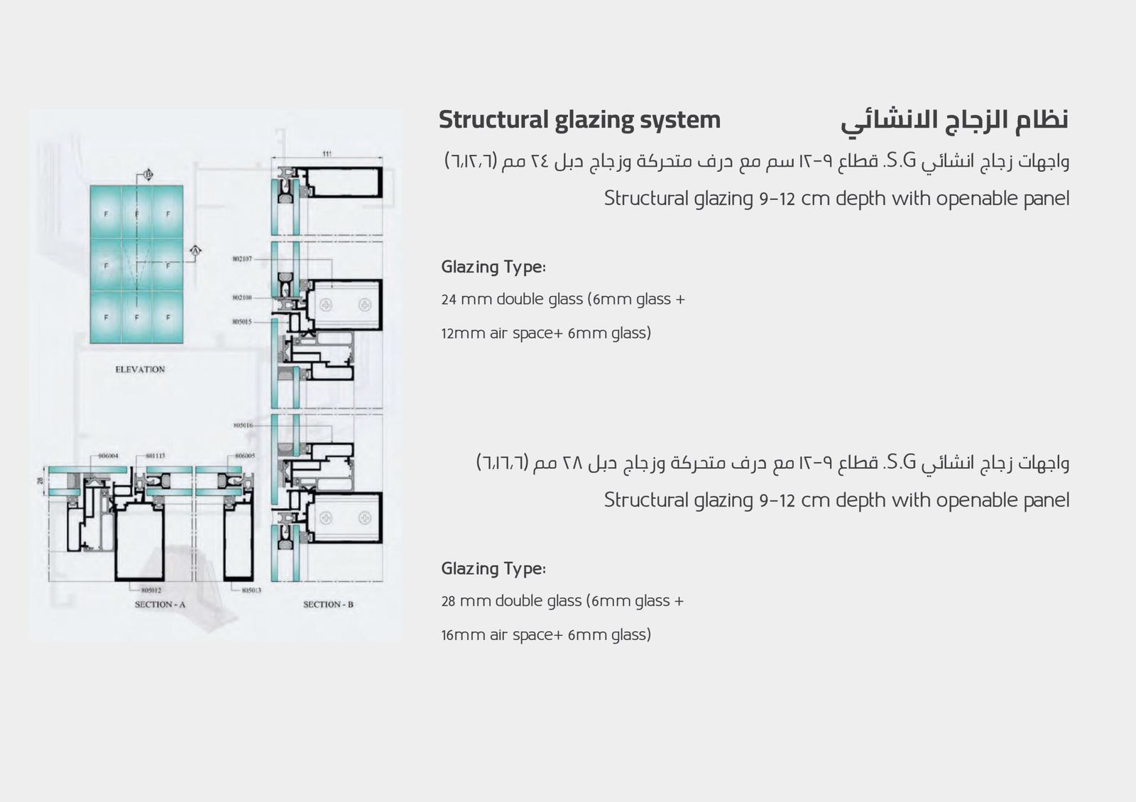 Aluminium and glass works by JCC